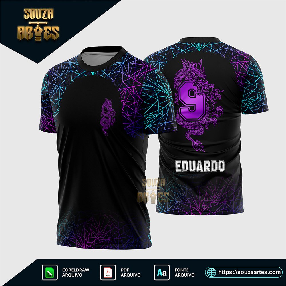 Arte Vetor Camisa Formandos Nono Ano Dragao