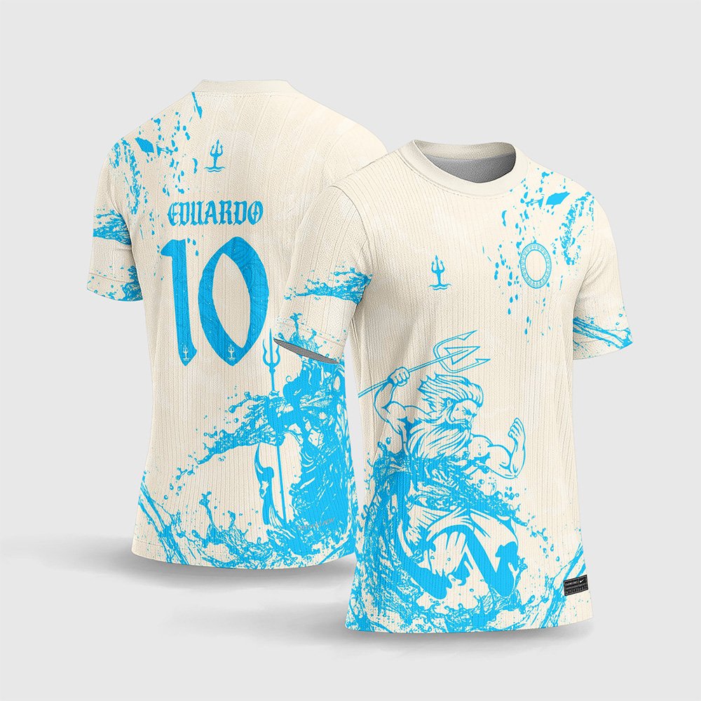 Arte Vetor Camisa Interclasse Poseidon