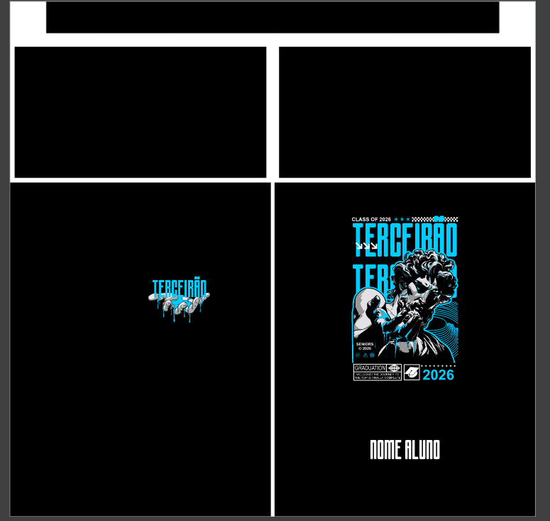 Arte Vetor Camisa Terceirão Estátua Líquido Azul.jpg apresenta o mockup de um fardamento escolar na cor preta com ilustração de uma estátua clássica envolta em efeitos de mercúrio líquido azul ciano, texturas geométricas de linhas táticas em marca d'água de alta performance, e numeração esportiva contornada nas costas em sublimação total CorelDRAW.|Arte Vetor Camisa Terceirão Estátua Líquido Azul.jpg apresenta o mockup de um fardamento escolar na cor preta com ilustração de uma estátua clássica envolta em efeitos de mercúrio líquido azul ciano, texturas geométricas de linhas táticas em marca d'água de alta performance, e numeração esportiva contornada nas costas em sublimação total CorelDRAW. — imagem 2