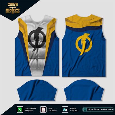 Arte Vetor Estampa Camisa Super Choque