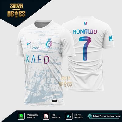 Arte Vetor Camisa Al-Nassr Terceira 2023 - 2024
