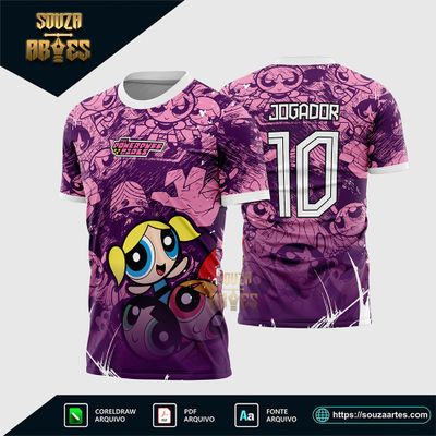 Arte Vetor Camisa InterClasse Meninas Superpoderosas 2026