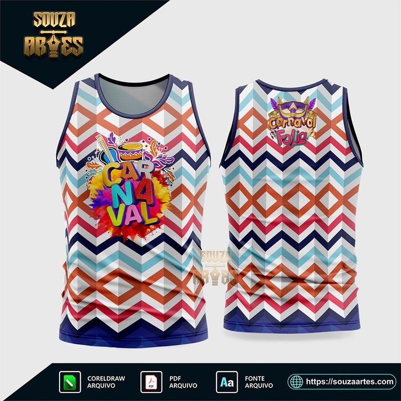 Camisa Abadá Bloco Carnaval 2026 - Modelo 17