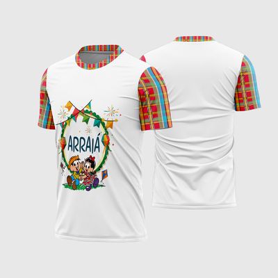 Estampa Vetor Camisa - Arraiá 2026 - Festa Junina