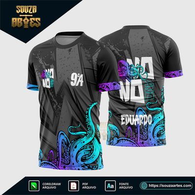 Arte Vetor Camisa Nono Ano 2025 - Polvo Colorido