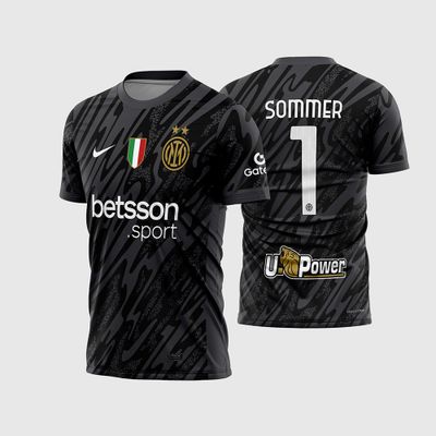 Arte Vetor Camisa Inter de Milão Goleiro III 2024 – 2025