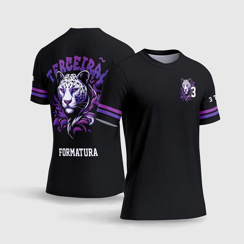 Camisa Exclusiva Terceirão Design Pantera Impactante