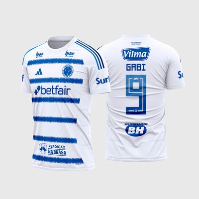 Arte Estampa Camisa Cruzeiro Reserva 2025 - 2026