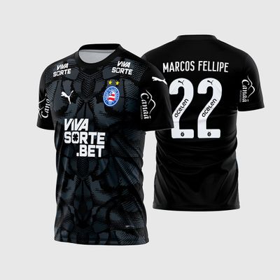 Arte Vetor Camisa Bahia Goleiro 2025 - 2026