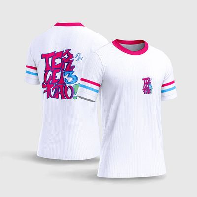 Arte Vetor Camisa Terceirão Tipografia Grafite Branca