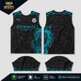 Camisa Manchester City Conceito Dragon Blue 2024 — imagem 1