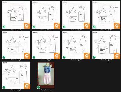 Molde de Costura Para Imprimir Camiseta - 28 - Blusa de Alça