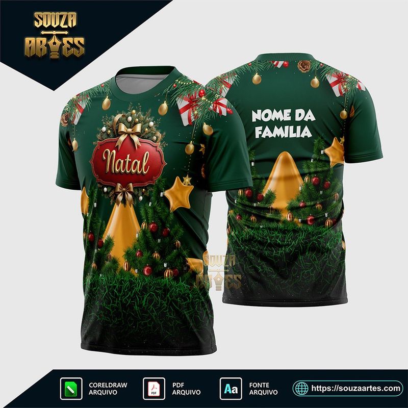 Camisa Feliz Natal 2025 - Modelo 05
