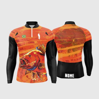 Arte Estampa Camisa De Pesca Esportiva Modelo 25