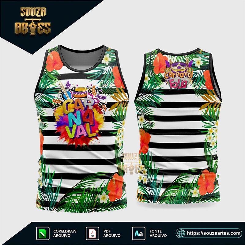 Camisa abadá de Carnaval 2026, modelo 23
