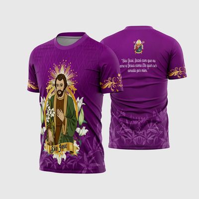 Arte Vetor Religiosa São José para Camisa
