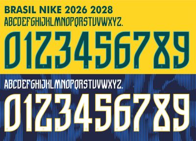 Fonte Vetor Brasil Nike 2026 2028