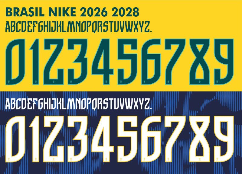 Fonte Vetor Brasil Nike 2026 2028