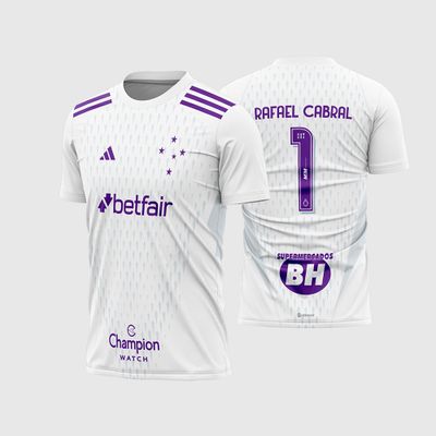 Arte Vetor Estampa Camisa Cruzeiro Goleiro III 2023 2024