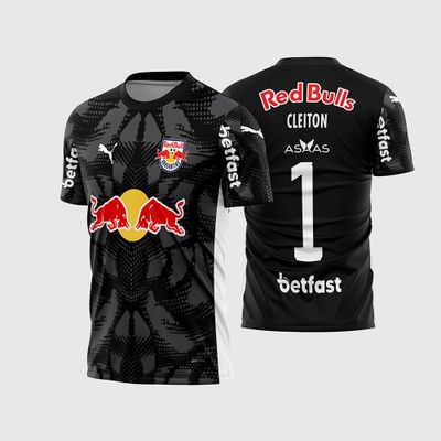 Arte Vetor Camisa Red Bull Bragantino Goleiro I 2025 - 2026