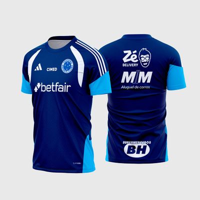 Você disse Arte Vetor Camisa Cruzeiro Treino 2026 Modelo 02