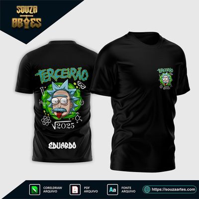 Arte Vetor Camisa Terceirão Rick-Einstein 2025