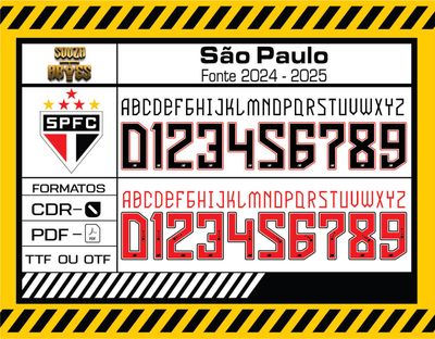 Fonte São Paulo 2024 - 2025 - TTF - CDR - PDF
