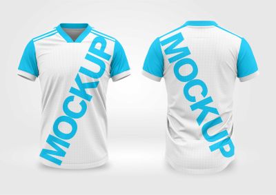 Mockup Camisa Gola V Adidas Editavel Corel Draw x7