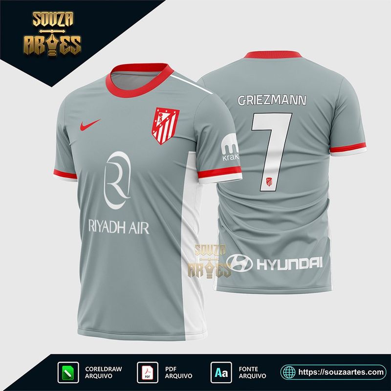 Camisa Atletico de Madrid Reserva 2024 - 2025
