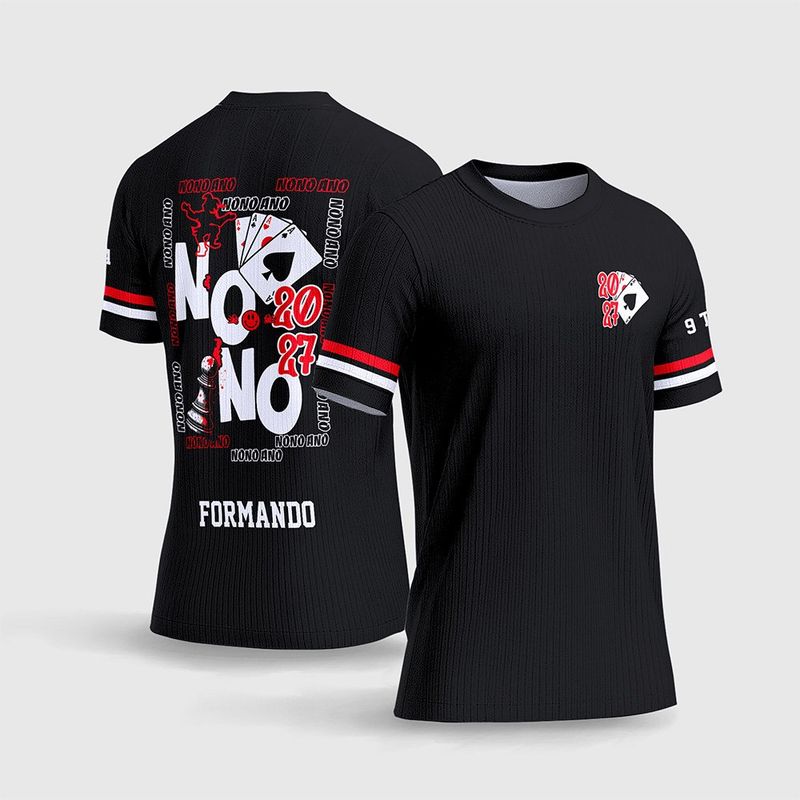 Camisa Formandos Nono Ano Xadrez