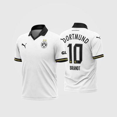 Arte Vetor Camisa Borussia Dortmund Terceira 2024 - 2025