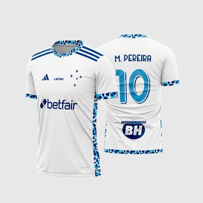 Arte Vetor Camisa do Cruzeiro Reserva 2024 - 2025