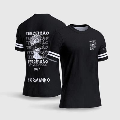 Arte Vetor Camisa Formandos Estátua Terceirão