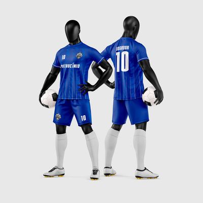 arte vetor camisa e short para uniforme de futebol amador
