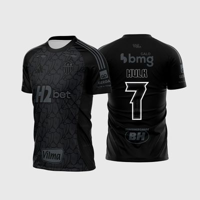 Arte Vetor - Camisa Atlético Mineiro All Black 2025 - 2026