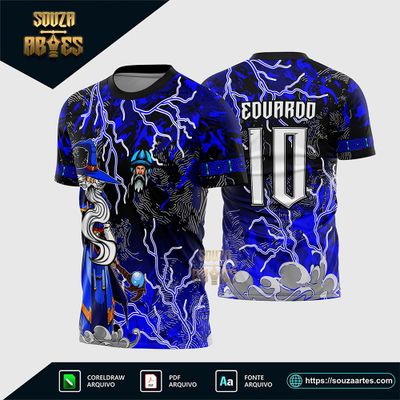 Arte Vetor Template Camisa para InterClasse Mago dos Magos