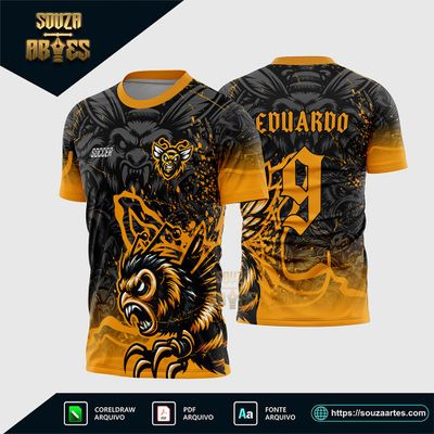 Arte Vetor Camisa Interclasse Abelha 2025
