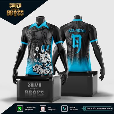Arte Vetor Camisa Interclasse Tio Patinhas 2024 2025