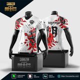 Camisa Interclasse Serpente Floral Vermelho 2024 — imagem 1