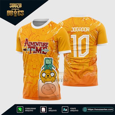 Arte vetor camisa interclasse hora de aventura