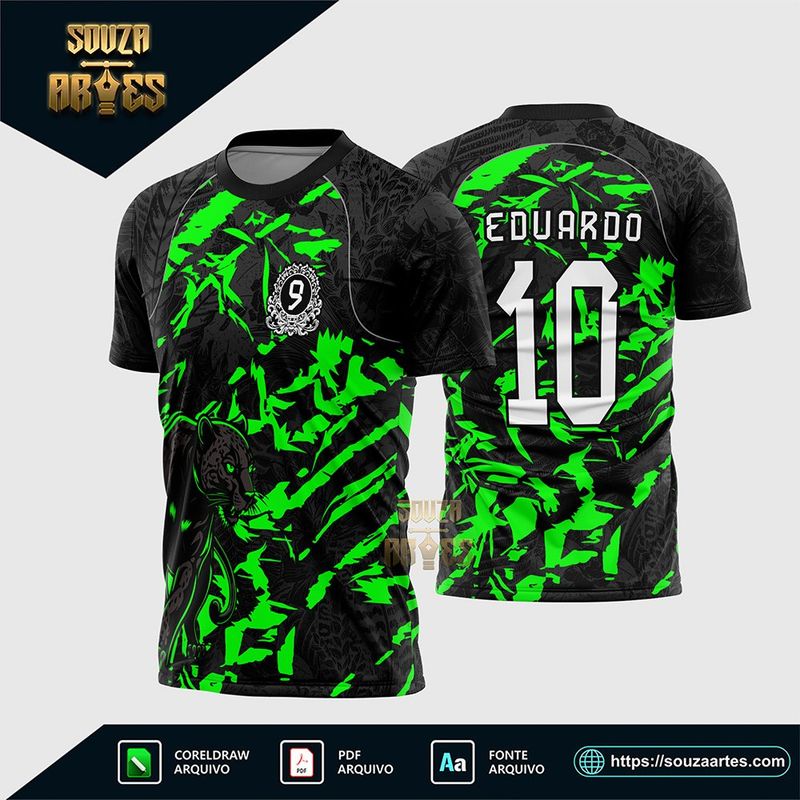 Camisa InterClasse Pantera Nono Ano Modelo Verde