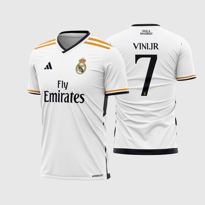 Arte Vetor Camisa Real Madrid Titular 2023 2024