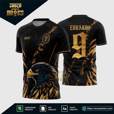 Arte Vetor Camisa InterClasse Águia Dourada
