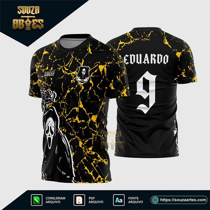 Arte Vetor Camisa Interclasse A Morte Corel Draw X7 para sublimação