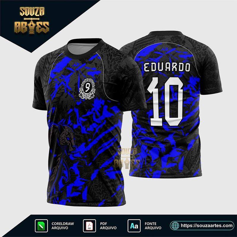 Camisa InterClasse Pantera Nono Ano Modelo Azul