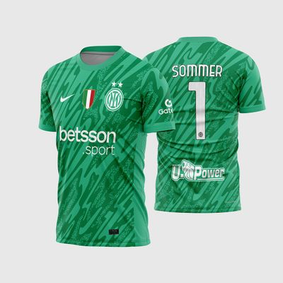 Arte Vetor Camisa Inter de Milão Goleiro 2024 – 2025