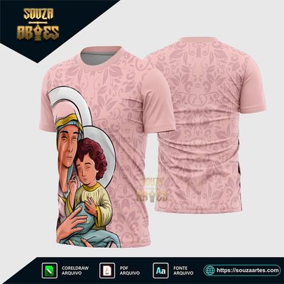 Arte Vetor Camisa Religião - Nossa Senhora de Nazaré 2026