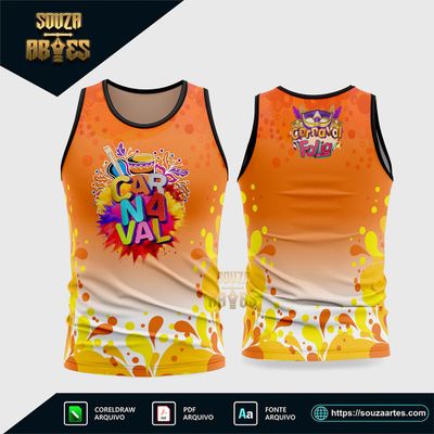 Arte Vetor Camisa Abadá Bloco Carnaval 2026 - Modelo 10