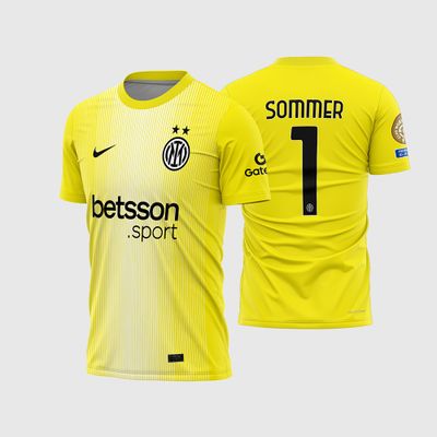 Arte Vetor Camisa Inter de Milão Goleiro 2025 – 2026