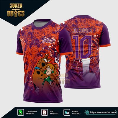 Arte Template Camisa Interclasse Scooby-Doo